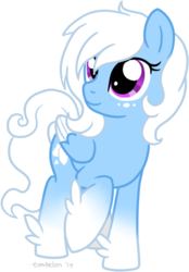 Size: 453x652 | Tagged: safe, artist:tambelon, oc, oc only, oc:cloud shaper, pegasus, pony, simple background, solo, transparent background