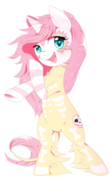 Size: 2246x3621 | Tagged: safe, artist:sorasku, oc, oc only, oc:sugar skull, pony, unicorn, bipedal, clothes, female, high res, mare, simple background, socks, solo, striped socks, transparent background, unshorn fetlocks