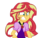 Size: 600x450 | Tagged: dead source, safe, artist:wubcakeva, adagio dazzle, sunset shimmer, equestria girls, g4, angry, clothes swap, female, simple background, solo, transparent background