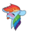 Size: 1157x1383 | Tagged: safe, artist:rappy-yum, rainbow dash, pegasus, pony, g4, blushing, female, floppy ears, simple background, solo, tongue out, transparent background