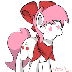 Size: 1200x1200 | Tagged: safe, artist:cherryceriseart, oc, oc only, oc:cherry cerise, earth pony, pony, female, mare, simple background, solo, transparent background