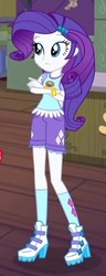 Size: 188x488 | Tagged: safe, screencap, rarity, equestria girls, g4, my little pony equestria girls: legend of everfree, boots, bracelet, camp everfree outfits, clothes, cropped, female, jewelry, legs, shorts, socks, solo