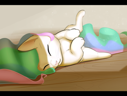 Size: 2400x1800 | Tagged: safe, artist:captainpudgemuffin, princess celestia, cat, g4, :3, basking in the sun, behaving like a cat, captainpudgemuffin is trying to murder us, catified, catlestia, commission, cute, cutelestia, eyes closed, female, fluffy, hnnng, legs in air, light, on side, resting, smiling, solo, species swap, sunlight, weapons-grade cute
