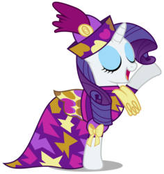 Size: 2835x3000 | Tagged: safe, artist:brony-works, rarity, dragon quest, g4, clothes, dress, eyes closed, female, high res, simple background, solo, transparent background, vector