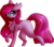 Size: 815x717 | Tagged: safe, artist:flaming-rainbow78, artist:sweetmelon556, pinkie pie, earth pony, pony, g4, chest fluff, female, pinkamena diane pie, raised hoof, simple background, solo, transparent background