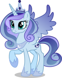 Size: 7508x9500 | Tagged: safe, artist:limedazzle, princess luna, alicorn, pony, g4, absurd resolution, alternate universe, concave belly, female, show accurate, simple background, slender, solo, thin, transparent background