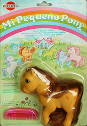 Size: 342x495 | Tagged: safe, butterscotch (g1), g1, irl, melocoton, photo, spain, spanish, toy, variant