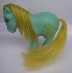 Size: 446x451 | Tagged: safe, photographer:angelponies, blue belle, g1, colombia, irl, photo, solo, toy, variant