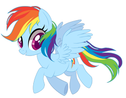 Size: 2782x2155 | Tagged: safe, artist:peachesandcreamated, rainbow dash, g4, colored pupils, female, flying, high res, simple background, solo, transparent background
