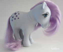 Size: 680x567 | Tagged: safe, photographer:sosilver, blue belle, g1, irl, italian, italy, photo, solo, toy, variant, watermark