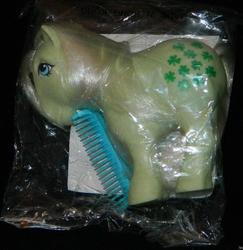 Size: 500x515 | Tagged: safe, photographer:seppolina, minty (g1), earth pony, pony, g1, comb, female, irl, mare, photo, solo, toy