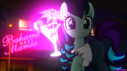 Size: 3840x2160 | Tagged: safe, artist:bastbrushie, artist:luckreza8, edit, coloratura, g4, clothes, female, grand theft auto, gta v, happy, high res, ponies in video games, shirt, solo, t-shirt