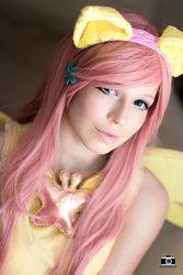 Size: 1024x1536 | Tagged: safe, artist:ellychan, artist:ellychancosplay, fluttershy, human, g4, clothes, cosplay, costume, irl, irl human, photo, solo