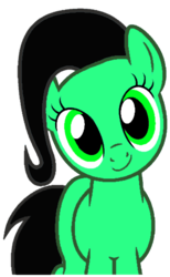 Size: 335x543 | Tagged: safe, oc, oc only, earth pony, pony, happy, recolor, simple background, smiling, solo, swamp cinema, transparent background