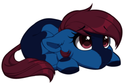 Size: 600x400 | Tagged: safe, artist:silentwulv, oc, oc only, oc:t-minus ten, earth pony, pony, cute, female, mare, prone, simple background, solo, transparent background