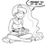 Size: 3850x3850 | Tagged: safe, artist:megasweet, princess luna, human, gamer luna, g4, angry, barefoot, black and white, clothes, dialogue, feet, female, grayscale, gritted teeth, human female, humanized, imminent ragequit, lineart, monochrome, panties, shrunken pupils, simple background, sitting, skirt, solo, speech bubble, traditional royal canterlot voice, underwear, upskirt, video game, white background, xbox, xbox 360