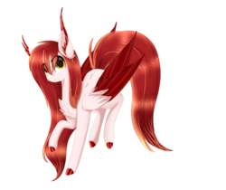 Size: 1024x860 | Tagged: safe, artist:php146, oc, oc only, oc:sora, pegasus, pony, eye clipping through hair, female, mare, simple background, solo, transparent background