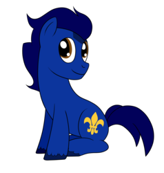 Size: 2000x2100 | Tagged: safe, artist:cloudy95, oc, oc only, earth pony, pony, high res, male, simple background, sitting, solo, stallion, transparent background