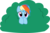 Size: 1024x686 | Tagged: safe, artist:zacatron94, rainbow dash, pegasus, pony, g4, .svg available, bush, cute, dashabetes, female, simple background, solo, transparent background, vector