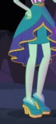 Size: 168x373 | Tagged: safe, screencap, lyra heartstrings, equestria girls, g4, my little pony equestria girls: legend of everfree, clothes, cropped, crystal gala, dress, female, high heels, hips, legs, pictures of legs, solo