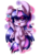 Size: 1600x2133 | Tagged: safe, artist:moonarty, artist:snowbunny0820, twilight sparkle, alicorn, pony, g4, chest fluff, chibi, collaboration, female, flying, simple background, solo, stars, transparent background, twilight sparkle (alicorn)