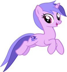 Size: 3839x4128 | Tagged: safe, artist:ironm17, sea swirl, seafoam, pony, unicorn, g4, female, happy, high res, jumping, legs together, simple background, solo, transparent background, vector