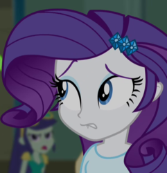 Size: 568x590 | Tagged: safe, screencap, blueberry cake, rarity, equestria girls, g4, my little pony equestria girls: rainbow rocks, cropped, glasses, jewelry