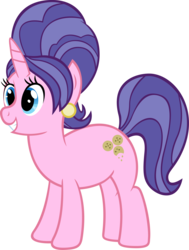 Size: 1280x1697 | Tagged: safe, artist:evilangeljs, cookie crumbles, pony, unicorn, g4, ear piercing, earring, jewelry, piercing, simple background, solo, transparent background, vector