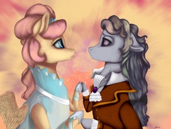 Size: 2048x1536 | Tagged: safe, artist:sugartool, fluttershy, rainbow dash, pony, the count of monte rainbow, g4, clothes, crossover, dress, female, i know those eyes, lesbian, rainbow dantes, ship:flutterdash, shipping, shycedes, the count of monte cristo, this man is dead