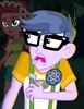 Size: 77x100 | Tagged: safe, screencap, microchips, equestria girls, g4, my little pony equestria girls: legend of everfree, glasses, scared