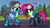 Size: 1920x1080 | Tagged: safe, artist:noah-x3, oc, oc only, oc:chloe jones, oc:neon flare, pegasus, pony, clothes, female, goggles, mare, show accurate, uniform, wonderbolt trainee uniform, wonderbolts uniform