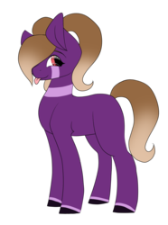Size: 1393x1869 | Tagged: safe, artist:cyrinthia, oc, oc only, oc:anastasia, earth pony, pony, female, hair over one eye, mare, simple background, solo, tongue out, transparent background