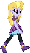 Size: 98x174 | Tagged: safe, artist:botchan-mlp, lavender lace, equestria girls, g4, animated, female, gif, pixel art, simple background, solo, transparent background, walking