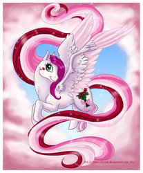 Size: 1024x1236 | Tagged: safe, artist:honeykitten, oc, oc only, oc:rose, pegasus, pony, female, mare, solo, spread wings