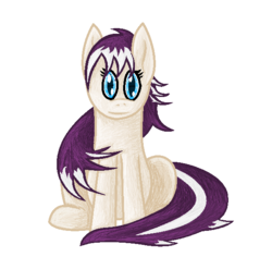 Size: 599x591 | Tagged: safe, artist:glitzerkirby, oc, oc only, earth pony, pony, female, mare, simple background, sitting, solo, transparent background