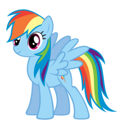 Size: 866x923 | Tagged: safe, artist:ikillyou121, rainbow dash, pegasus, pony, g4, .psd available, female, simple background, smiling, solo, transparent background, vector