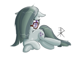Size: 1500x1200 | Tagged: safe, artist:vulsegardt, marble pie, earth pony, pony, g4, female, glasses, simple background, solo, transparent background