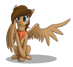 Size: 1024x939 | Tagged: safe, artist:marmorexx, oc, oc only, oc:kite waver, pegasus, pony, male, one wing out, simple background, sitting, solo, stallion, transparent background