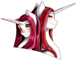 Size: 1426x1154 | Tagged: safe, artist:loure201, oc, oc only, pony, unicorn, duo, female, male, mare, simple background, stallion, transparent background