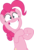 Size: 6001x8739 | Tagged: safe, artist:deratrox, pinkie pie, earth pony, pony, celestial advice, g4, .svg available, absurd resolution, excited, female, grin, happy, simple background, smiling, solo, that was fast, transparent background, vector