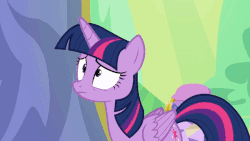 Size: 600x338 | Tagged: safe, screencap, discord, twilight sparkle, alicorn, draconequus, pony, celestial advice, g4, animated, crossed arms, equestrian pink heart of courage, gif, twilight sparkle (alicorn), twilight's castle, unamused