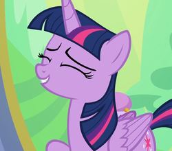 Size: 873x768 | Tagged: safe, screencap, twilight sparkle, alicorn, pony, celestial advice, g4, cute, female, mare, raised hoof, smiling, solo, twilight sparkle (alicorn), twilight's castle