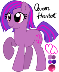 Size: 600x740 | Tagged: safe, artist:tambelon, oc, oc only, oc:queen heartbeat, earth pony, pony, female, mare, solo