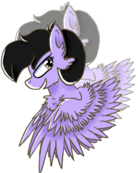 Size: 1848x2326 | Tagged: safe, artist:ashleybances, oc, oc only, oc:cooper, pegasus, pony, chest fluff, female, mare, simple background, solo, transparent background