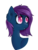 Size: 600x800 | Tagged: dead source, safe, artist:vulsegardt, oc, oc only, oc:nightshade, bat pony, pony, bust, fangs, female, image macro, mare, meme, portrait, simple background, solo, transparent background