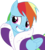 Size: 10553x11654 | Tagged: safe, artist:cyanlightning, rainbow dash, applejack's "day" off, g4, .svg available, absurd resolution, bathrobe, clothes, cute, dashabetes, female, head scratch, nervous, robe, simple background, solo, transparent background, vector