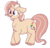 Size: 750x726 | Tagged: safe, artist:lulubell, oc, oc only, oc:lulubell, pony, unicorn, chubby, female, floppy ears, freckles, mare, open mouth, raised hoof, simple background, solo, transparent background