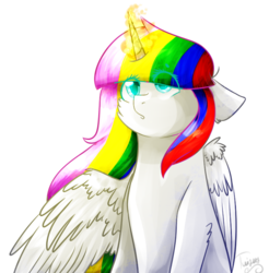 Size: 735x746 | Tagged: safe, artist:twinkepaint, oc, oc only, oc:flutterstar, alicorn, pony, female, mare, simple background, solo, transparent background