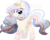 Size: 800x635 | Tagged: safe, artist:tambelon, oc, oc only, oc:opalescent pearl, crystal pony, pony, female, mare, rainbow power, rainbow power-ified, simple background, solo, transparent background, watermark