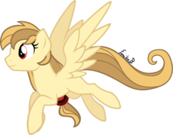 Size: 1348x1058 | Tagged: safe, artist:tuppkam1, oc, oc only, oc:alice goldenfeather, pegasus, pony, g4, female, mare, simple background, solo, transparent background